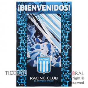 RACING AFICHE BIENVENIDO x 1